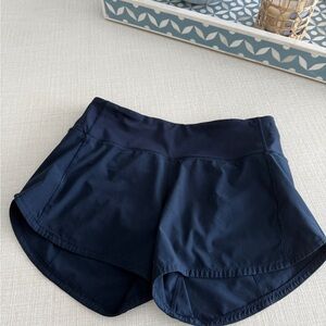 Lululemon Athletica Navy Blue Athletic Shorts